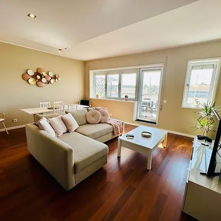 Premium Quental House - T3 Renovado Com Magnifico Terraco Lejlighed *