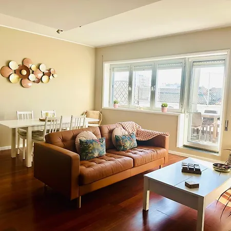 Lägenhet Premium Quental House - T3 Renovado Com Magnifico Terraco