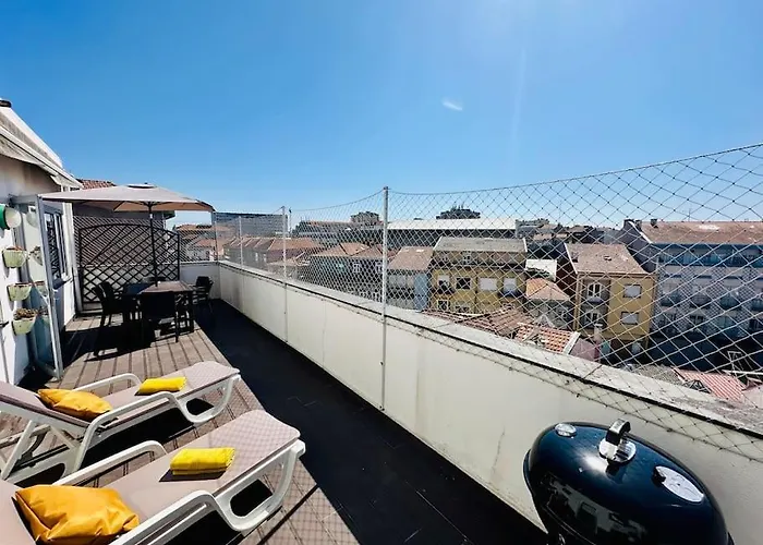 Premium Quental House - T3 Renovado Com Magnifico Terraco Lejlighed
