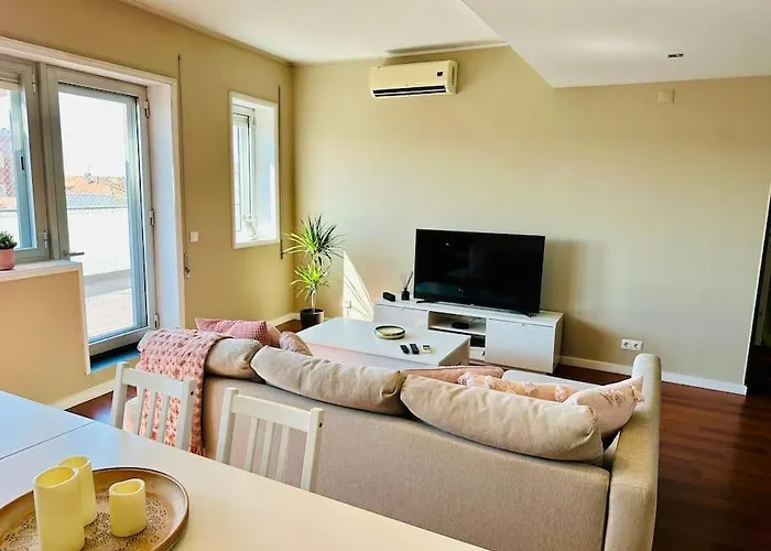 Premium Quental House - T3 Renovado Com Magnifico Terraco Appartamento Oporto