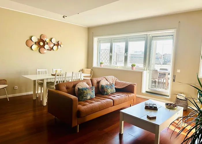 아파트 Premium Quental House - T3 Renovado Com Magnifico Terraco